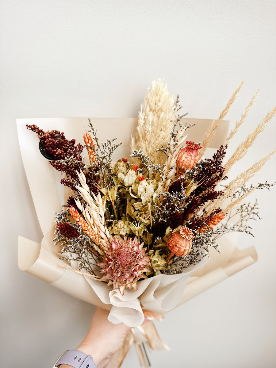 Autumn Charm - Dried Flowers Bouquet