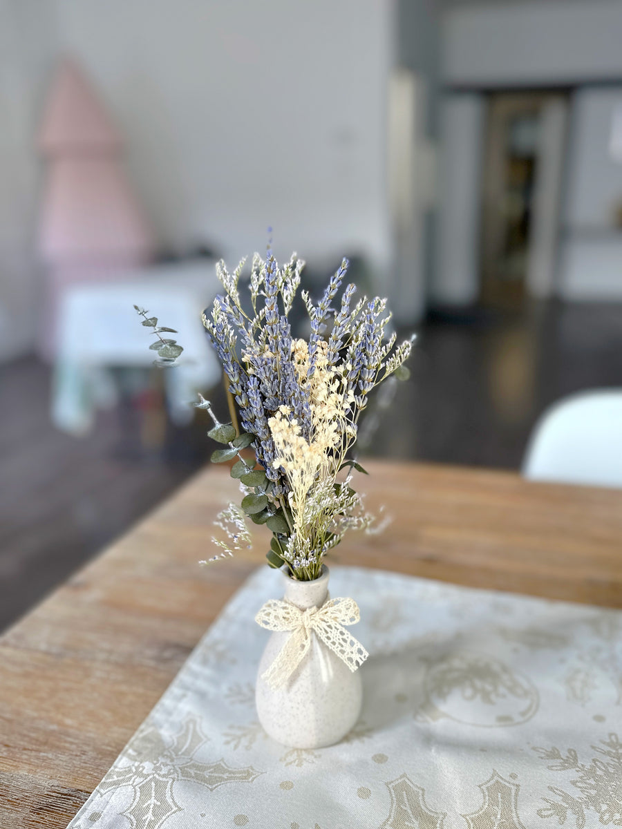 Lavender Mini Bouquet in Vase