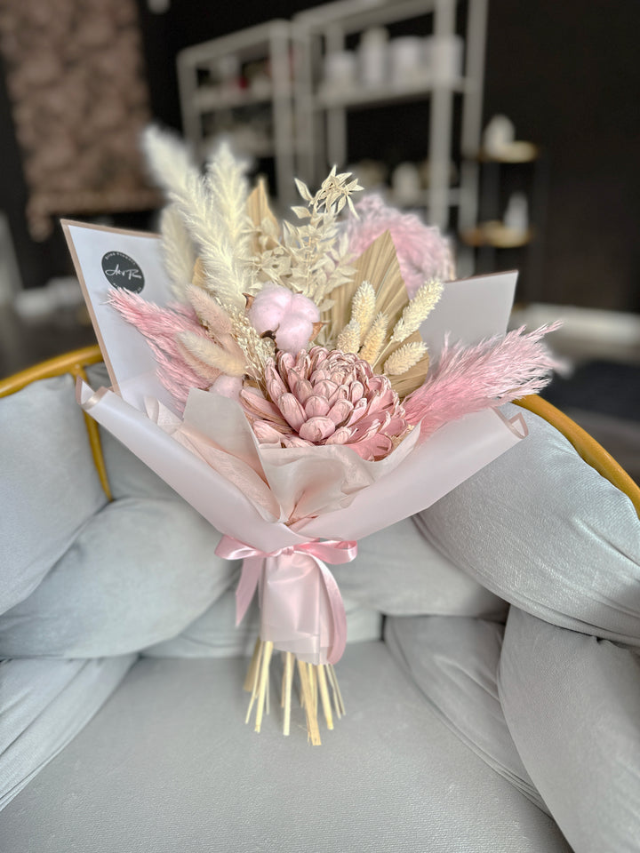 Blush Beauty -  Dried Flowers Bouquet