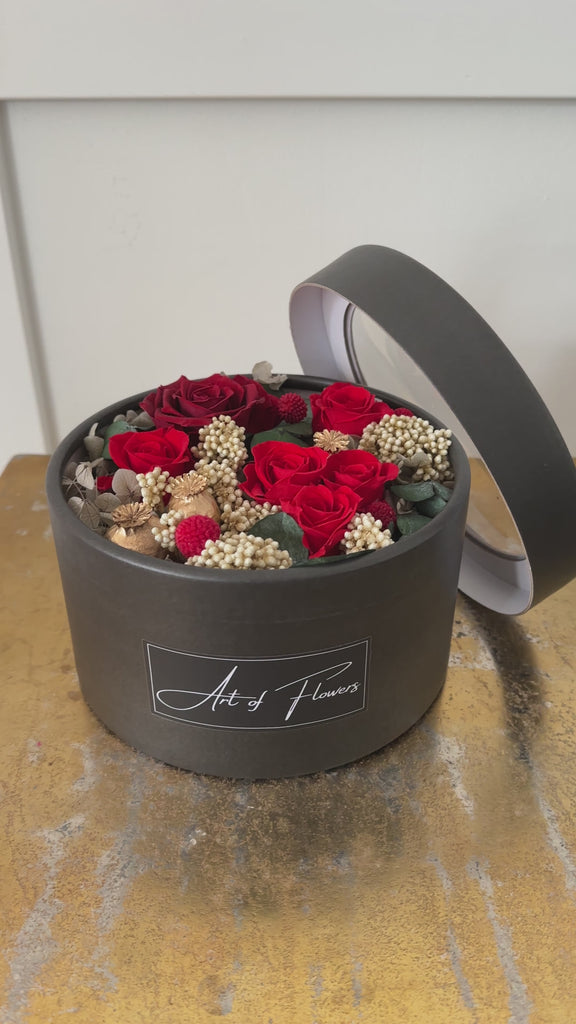 Rose Jewel Box Arrangement