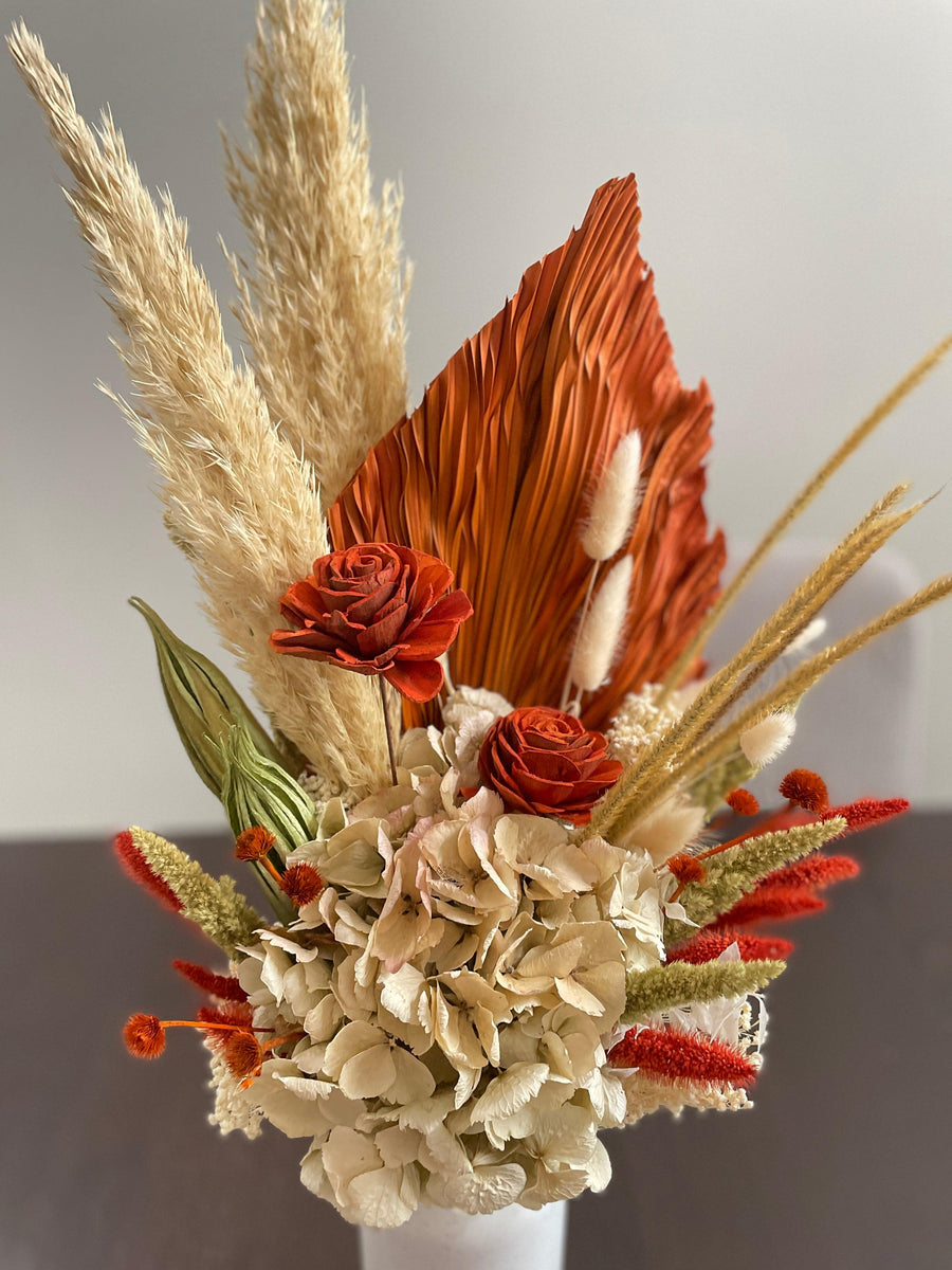 Autumn Dried Flowers Bouquet - Artofflowers