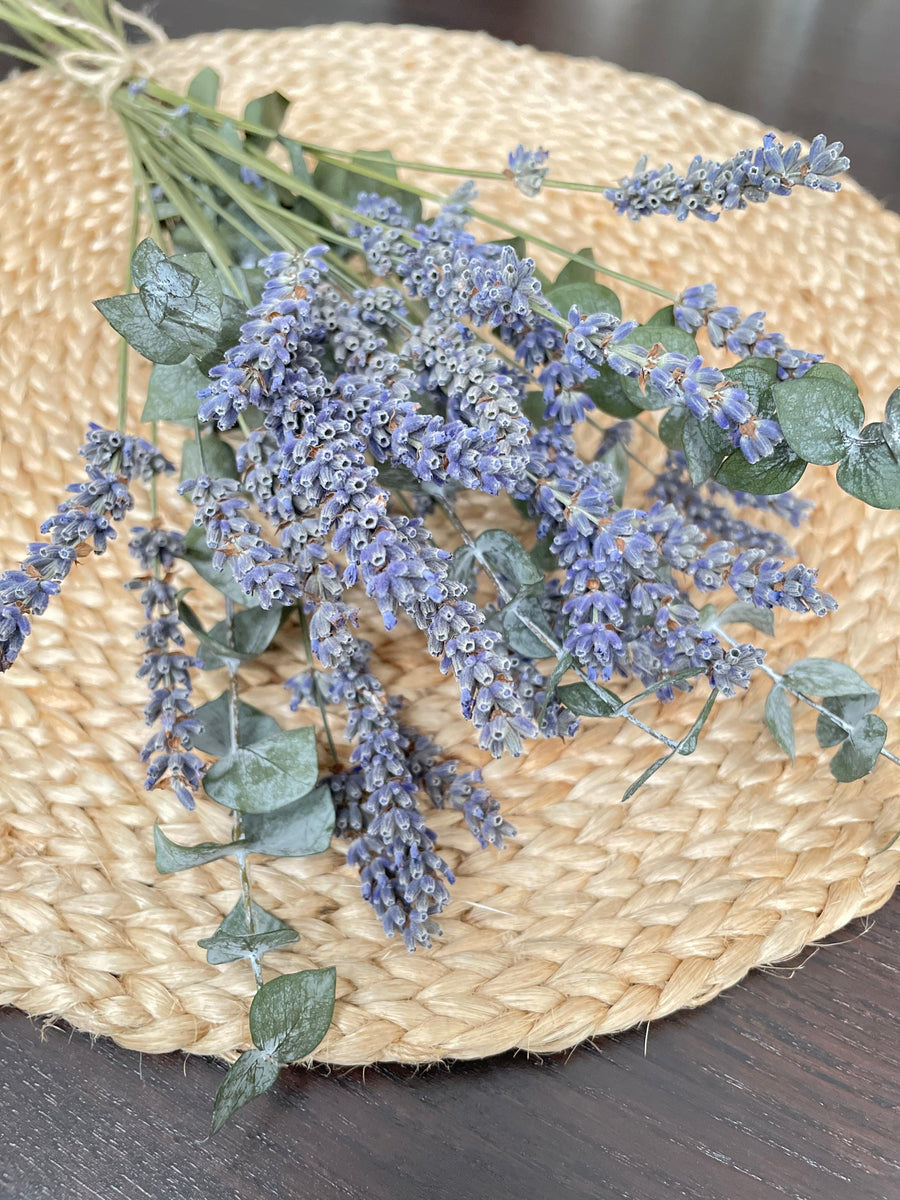 Lavender Eucalyptus - Dried Flowers Bouquet - Artofflowers